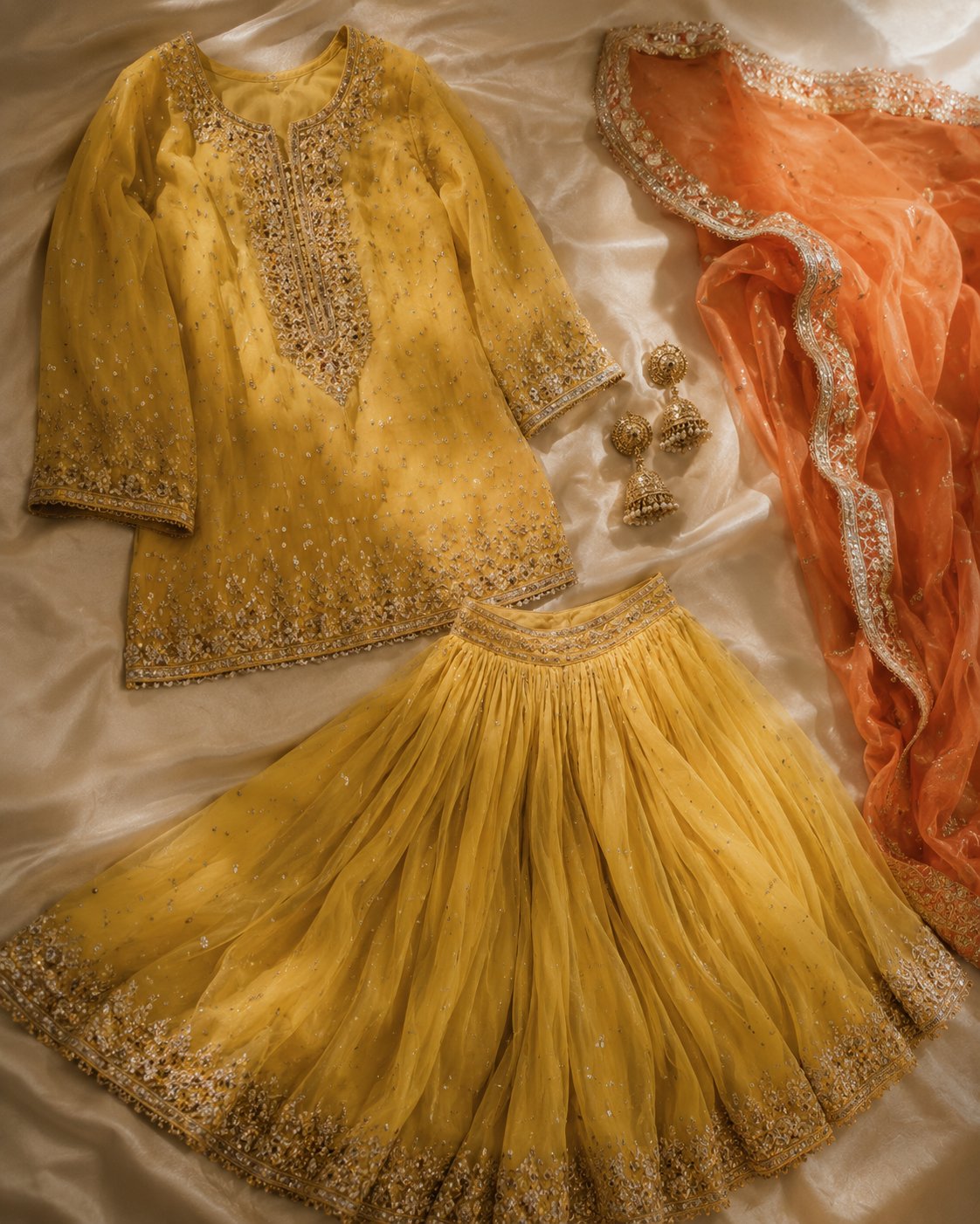 Look-Set Composer — Walima evening look flat-lay